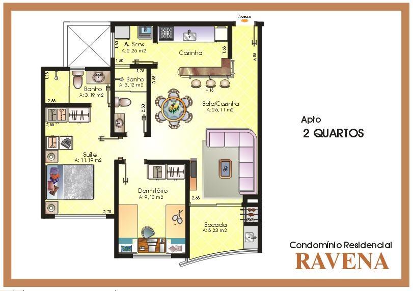 Apartamento à venda com 2 quartos, 70m² - Foto 30