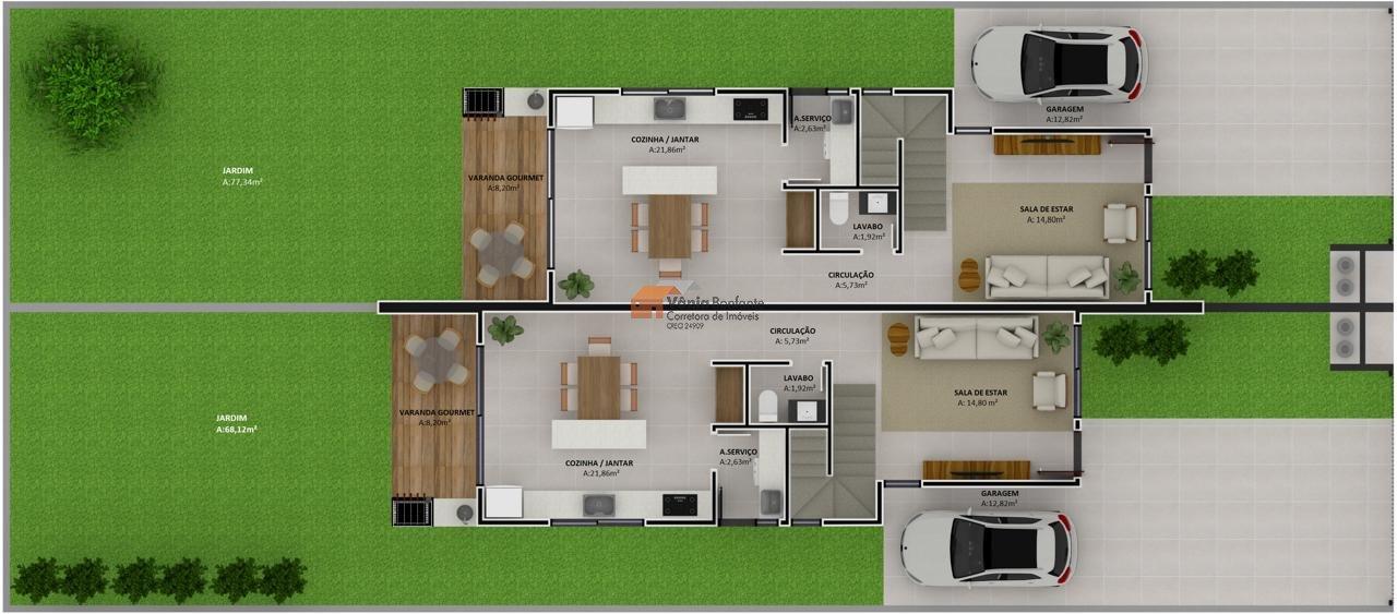 Casa à venda com 3 quartos, 129m² - Foto 7