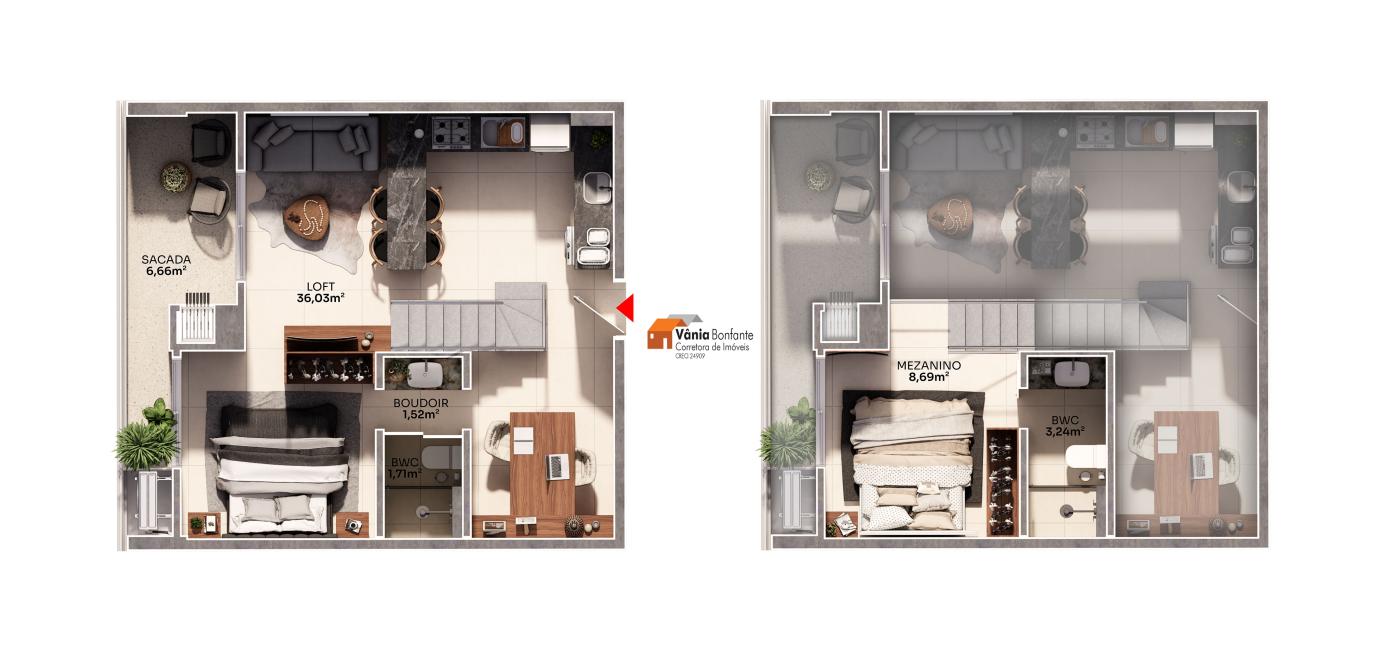 Apartamento à venda com 2 quartos, 70m² - Foto 4